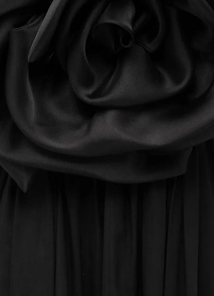 Women Bloom Rose Maxi Dress 8211 Ebony Dresses and Jumpsuits LEO LIN