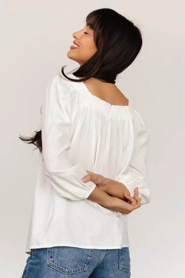 Women Blouses Shirts Baltic Born Aya Woven Top Off White Women Blouses Shirts Baltic Born Aya Woven Top Off White