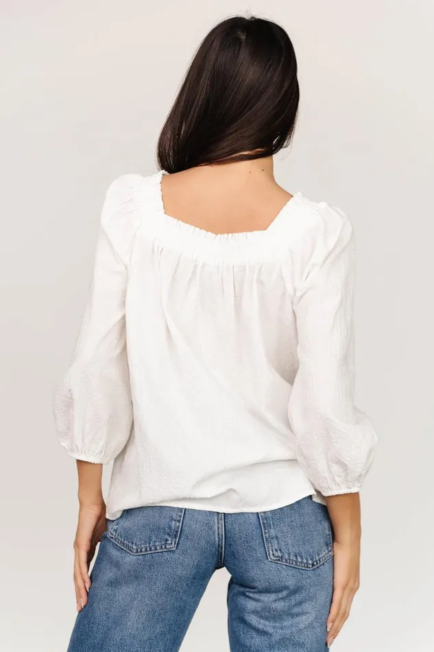 Women Blouses Shirts Baltic Born Aya Woven Top Off White Women Blouses Shirts Baltic Born Aya Woven Top Off White