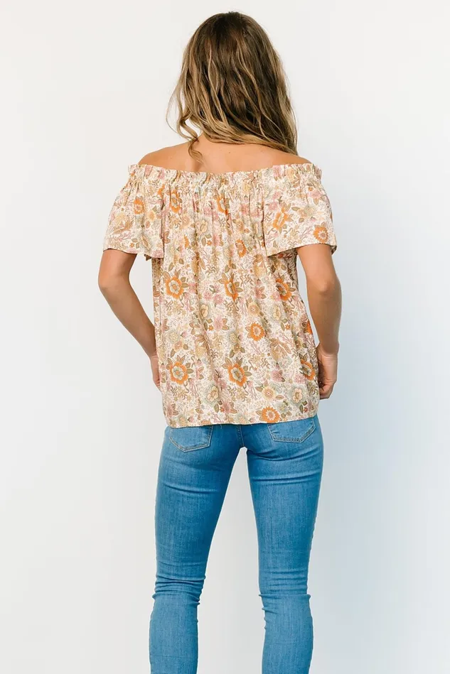 Women Blouses Shirts Baltic Born Jude Boho Top Cream Multi Women Blouses Shirts Baltic Born Jude Boho Top Cream Multi