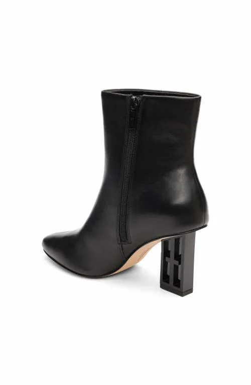 Women Boots Liverpool Los Angeles Claremont Icon Heel Side Zip Bootie Black