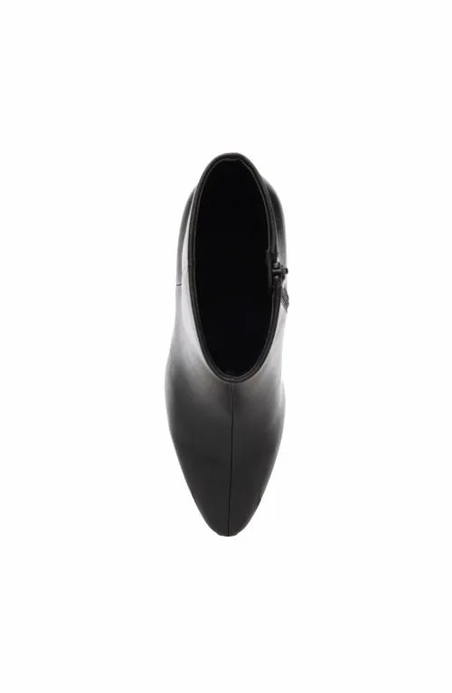 Women Boots Liverpool Los Angeles Claremont Icon Heel Side Zip Bootie Black