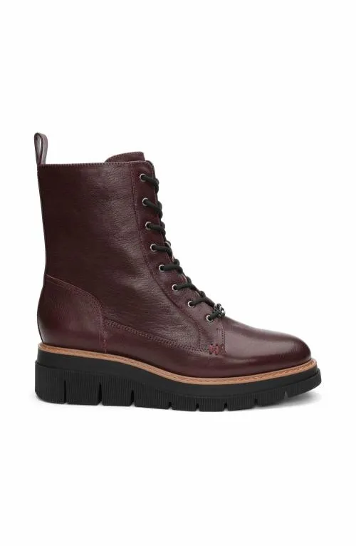 Women Boots Liverpool Los Angeles Redlands Lace Up Bootie Hickory