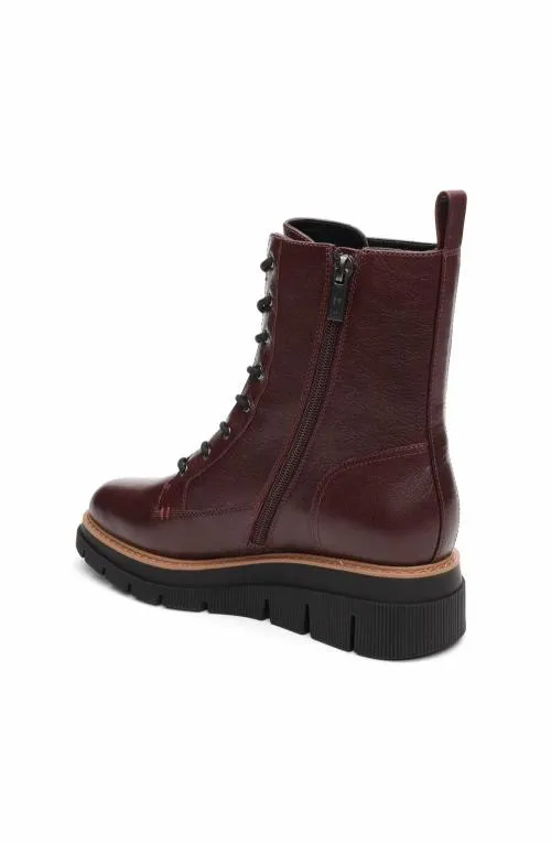 Women Boots Liverpool Los Angeles Redlands Lace Up Bootie Hickory