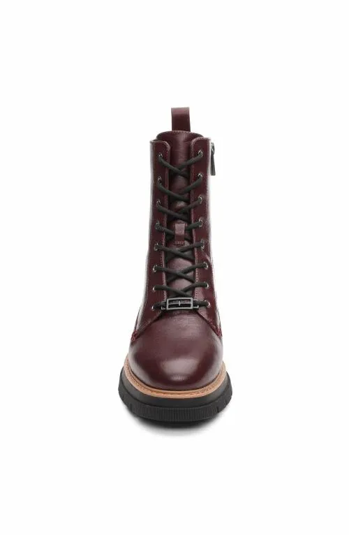 Women Boots Liverpool Los Angeles Redlands Lace Up Bootie Hickory