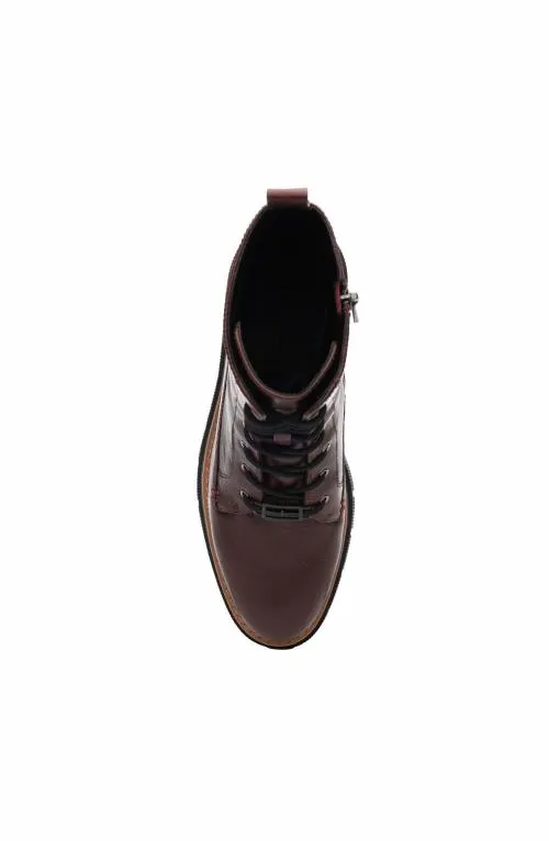 Women Boots Liverpool Los Angeles Redlands Lace Up Bootie Hickory