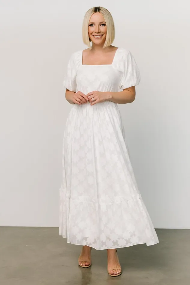 Women Bridal Baltic Born Alta Jacquard Maxi Dress Off White Women Bridal Baltic Born Alta Jacquard Maxi Dress Off White