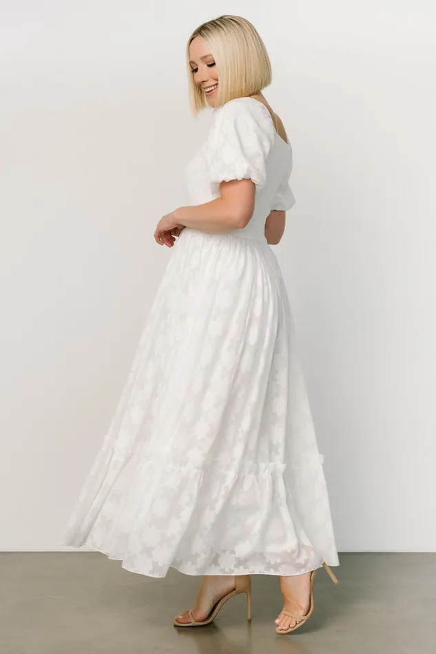 Women Bridal Baltic Born Alta Jacquard Maxi Dress Off White Women Bridal Baltic Born Alta Jacquard Maxi Dress Off White