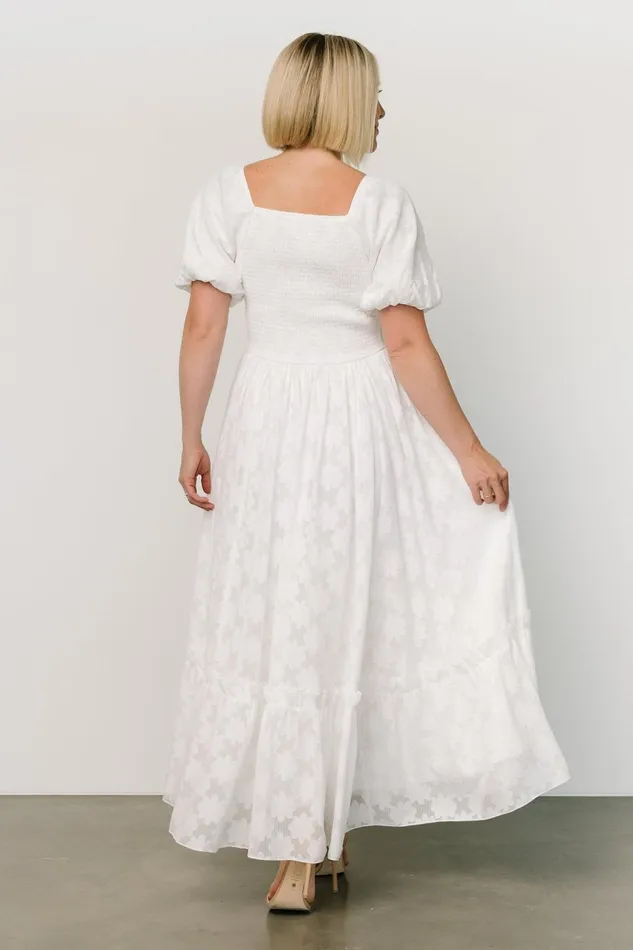 Women Bridal Baltic Born Alta Jacquard Maxi Dress Off White Women Bridal Baltic Born Alta Jacquard Maxi Dress Off White