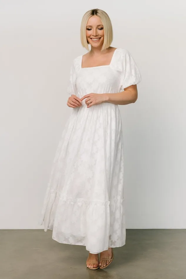 Women Bridal Baltic Born Alta Jacquard Maxi Dress Off White Women Bridal Baltic Born Alta Jacquard Maxi Dress Off White