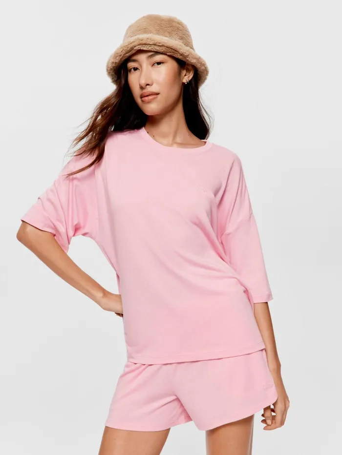 Women Bubblegum Tee Pink Peter Alexander Tops