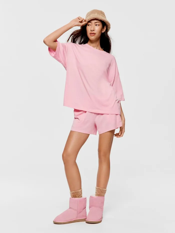 Women Bubblegum Tee Pink Peter Alexander Tops