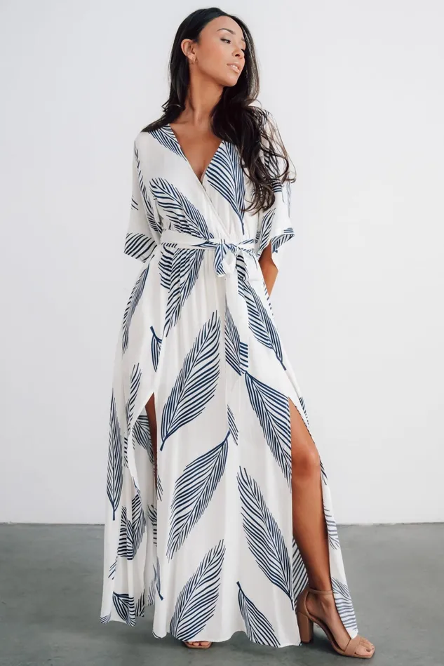 Women Bump Friendly Baltic Born Corinth Maxi Dress Navy Print Women Bump Friendly Baltic Born Corinth Maxi Dress Navy Print