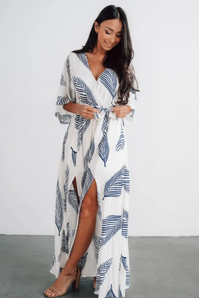 Women Bump Friendly Baltic Born Corinth Maxi Dress Navy Print Women Bump Friendly Baltic Born Corinth Maxi Dress Navy Print