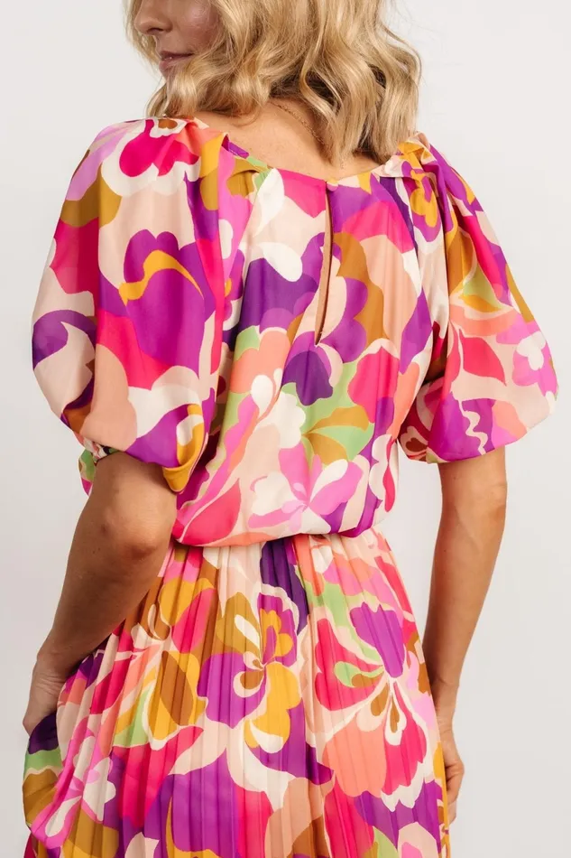 Women Bump Friendly Baltic Born Maven Midi Dress Multi Print Women Bump Friendly Baltic Born Maven Midi Dress Multi Print