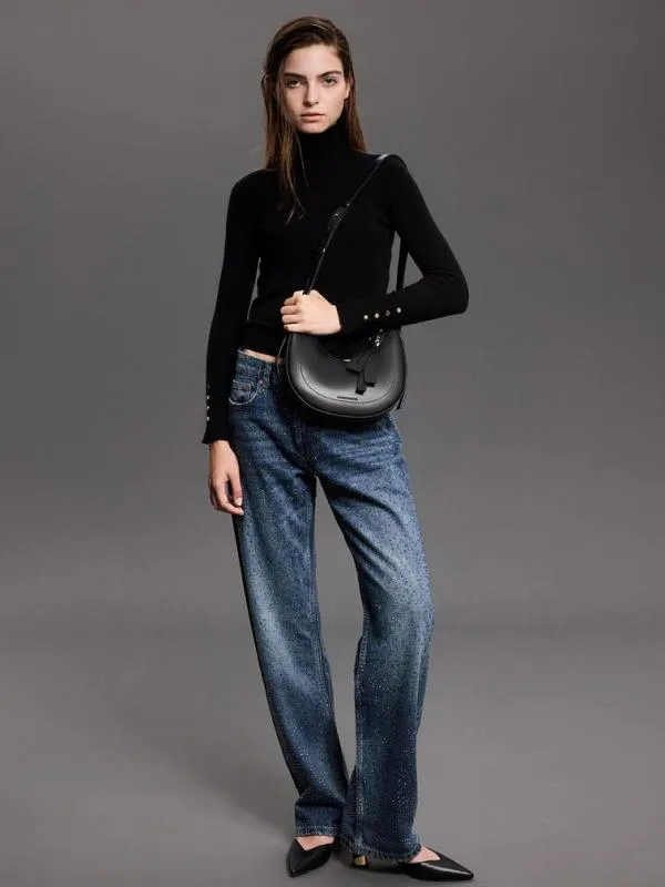 Women Cammie Metallic Sculptural Heel Mules 8211 Black CHARLES and KEITH Heels Women Cammie Metallic Sculptural Heel Mules 8211 Black CHARLES and KEITH Heels