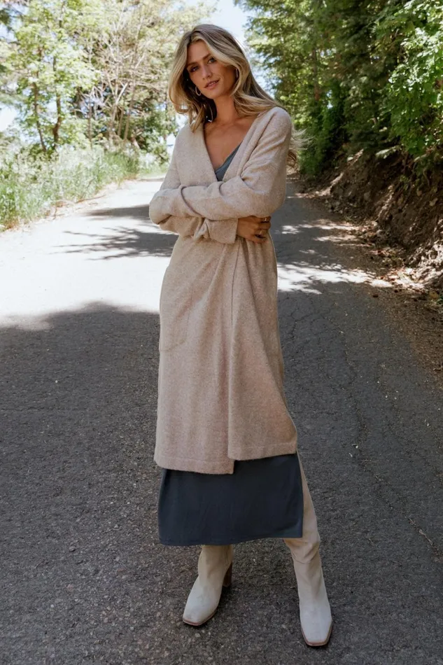 Women Cardigans Baltic Born Claire Cardigan Taupe Women Cardigans Baltic Born Claire Cardigan Taupe