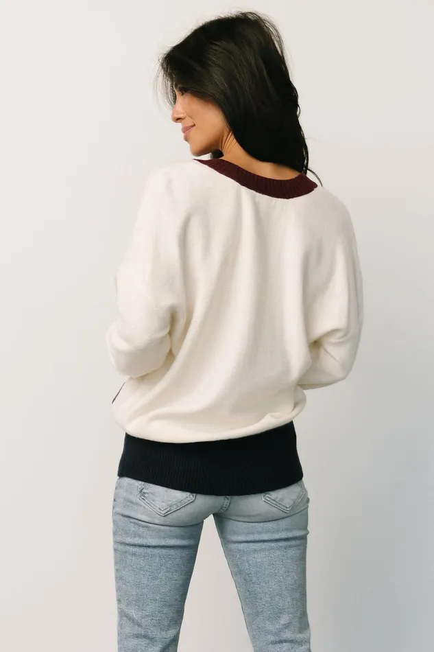 Women Cardigans Baltic Born Jax Cardigan Cream Multi Women Cardigans Baltic Born Jax Cardigan Cream Multi
