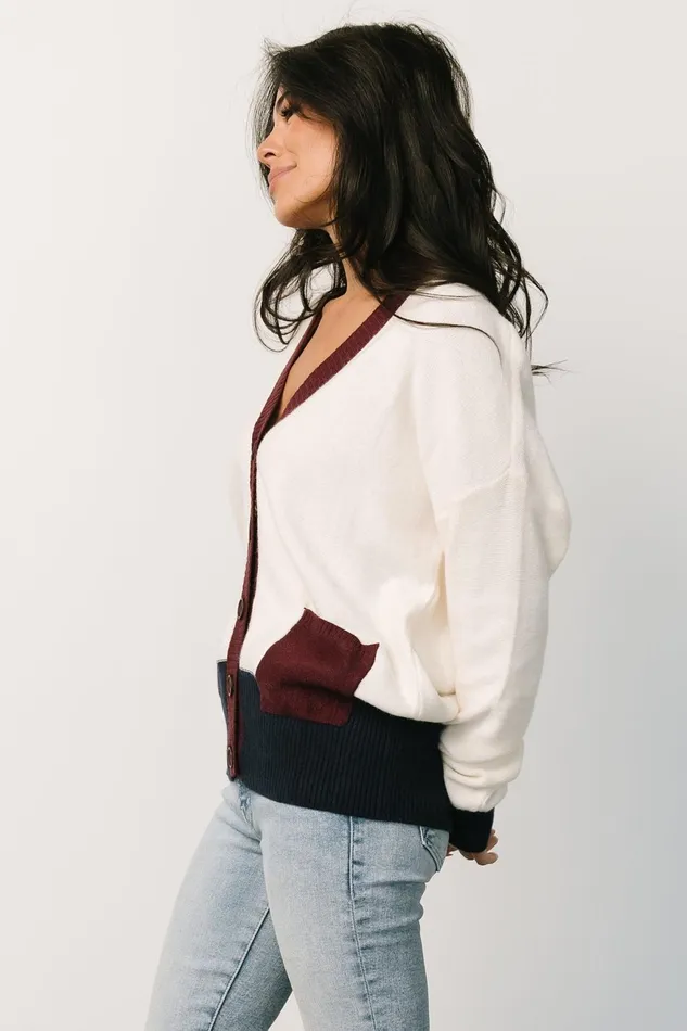 Women Cardigans Baltic Born Jax Cardigan Cream Multi Women Cardigans Baltic Born Jax Cardigan Cream Multi