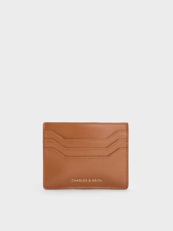 Women Carli MultiSlot Card Holder 8211 Brown CHARLES and KEITH Card Holders
