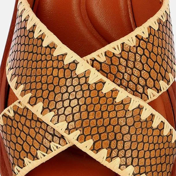 Women CHARLISR Python Effect Clergerie Sandals