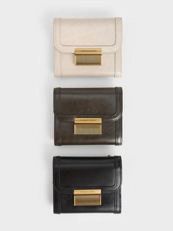 Women Charlot Wallet 8211 Dark Moss CHARLES and KEITH Small Wallets