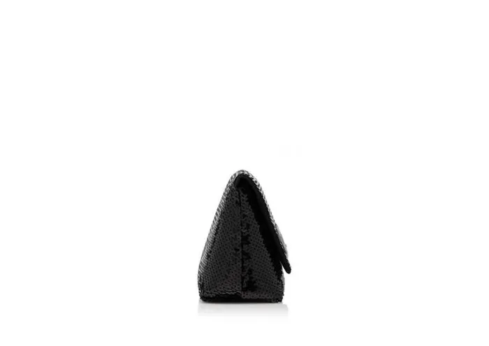 Women Clutches Tom Ford Sequin Embroidery Label Mini Chain Bag Black Women Clutches Tom Ford Sequin Embroidery Label Mini Chain Bag Black