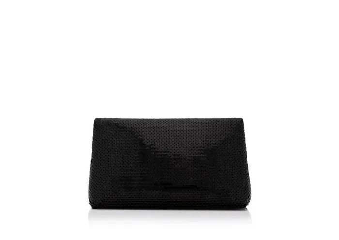 Women Clutches Tom Ford Sequin Embroidery Label Mini Chain Bag Black Women Clutches Tom Ford Sequin Embroidery Label Mini Chain Bag Black