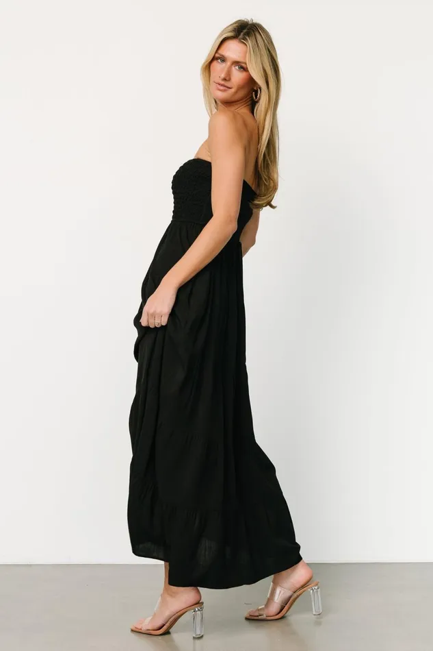 Women Cover Ups Baltic Born Domenica Strapless Maxi Dress Black Women Cover Ups Baltic Born Domenica Strapless Maxi Dress Black