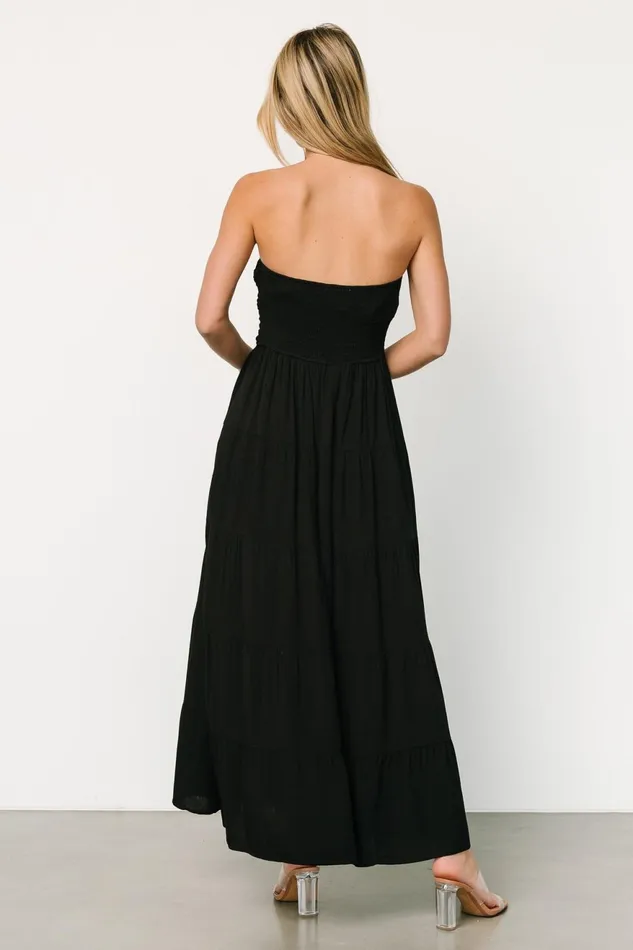 Women Cover Ups Baltic Born Domenica Strapless Maxi Dress Black Women Cover Ups Baltic Born Domenica Strapless Maxi Dress Black