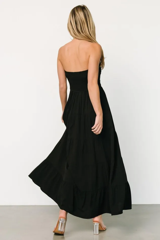 Women Cover Ups Baltic Born Domenica Strapless Maxi Dress Black Women Cover Ups Baltic Born Domenica Strapless Maxi Dress Black