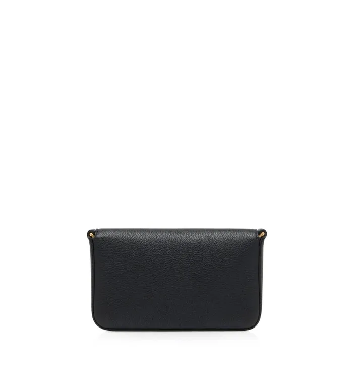 Women Cross Body Bags Tom Ford Grain Leather Tara Mini Bag On Strap Black Women Cross Body Bags Tom Ford Grain Leather Tara Mini Bag On Strap Black