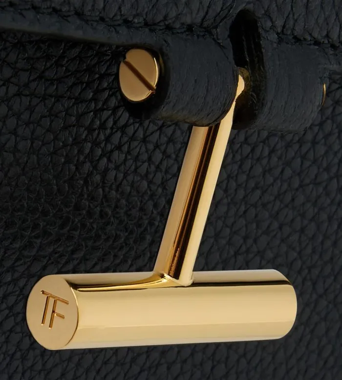 Women Cross Body Bags Tom Ford Grain Leather Tara Mini Bag On Strap Black Women Cross Body Bags Tom Ford Grain Leather Tara Mini Bag On Strap Black