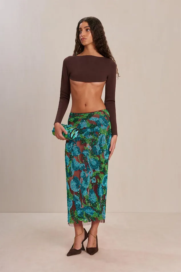 Women Cult Gaia Bottoms LYRA SKIRT 8211 TULIP PRINT