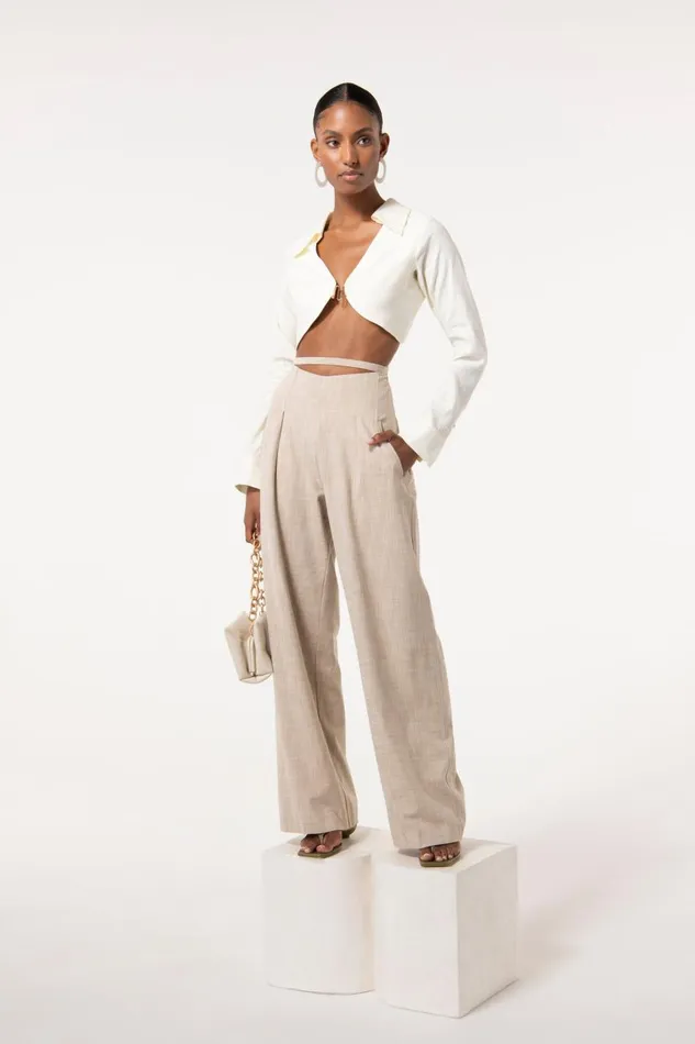 Women Cult Gaia Bottoms TASHA PANT 8211 ECRU