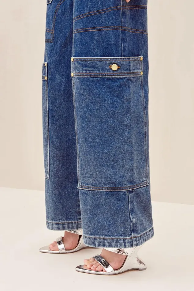 Women Cult Gaia Bottoms WYNN PANT 8211 INDIGO Women Cult Gaia Bottoms WYNN PANT 8211 INDIGO