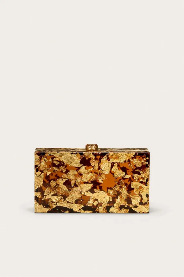 Women Cult Gaia Clutches ELA CLUTCH 8211 SHINY BRASS