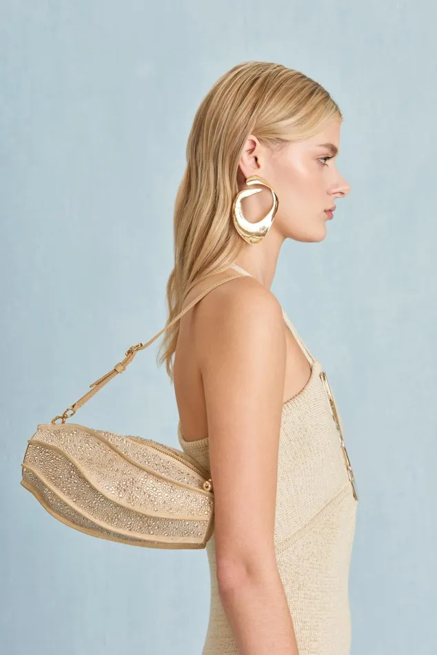 Women Cult Gaia Clutches MYRNA CLUTCH 8211 SAND DOLLAR Women Cult Gaia Clutches MYRNA CLUTCH 8211 SAND DOLLAR