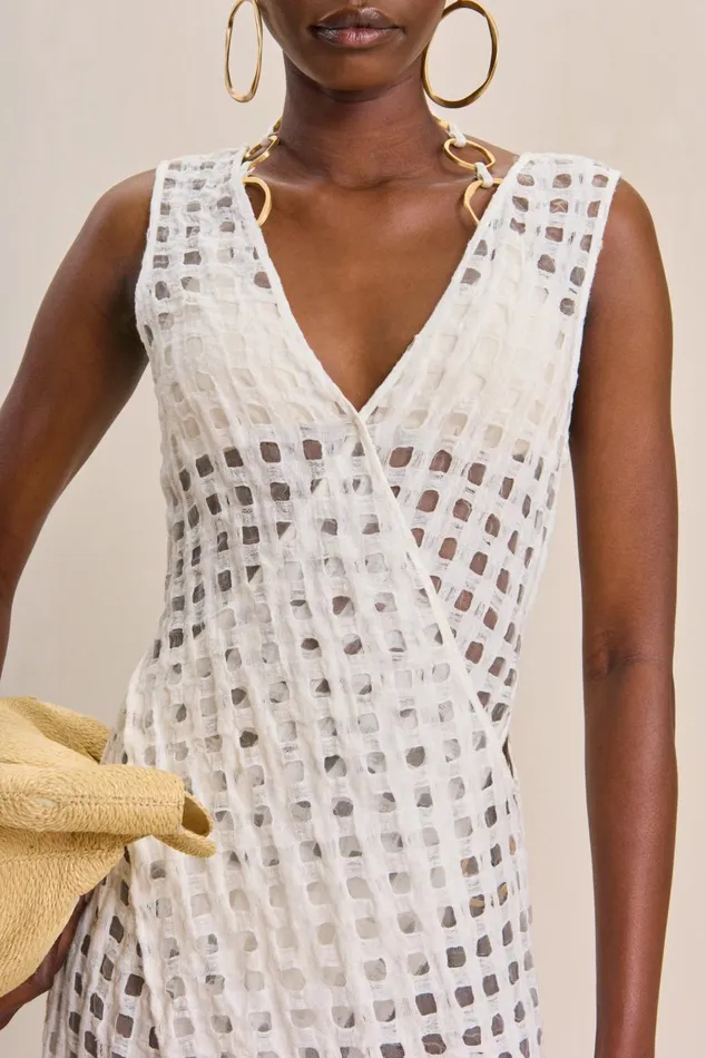 Women Cult Gaia Cover Ups CORTEZ COVERUP 8211 OFF WHITE LINEN Women Cult Gaia Cover Ups CORTEZ COVERUP 8211 OFF WHITE LINEN