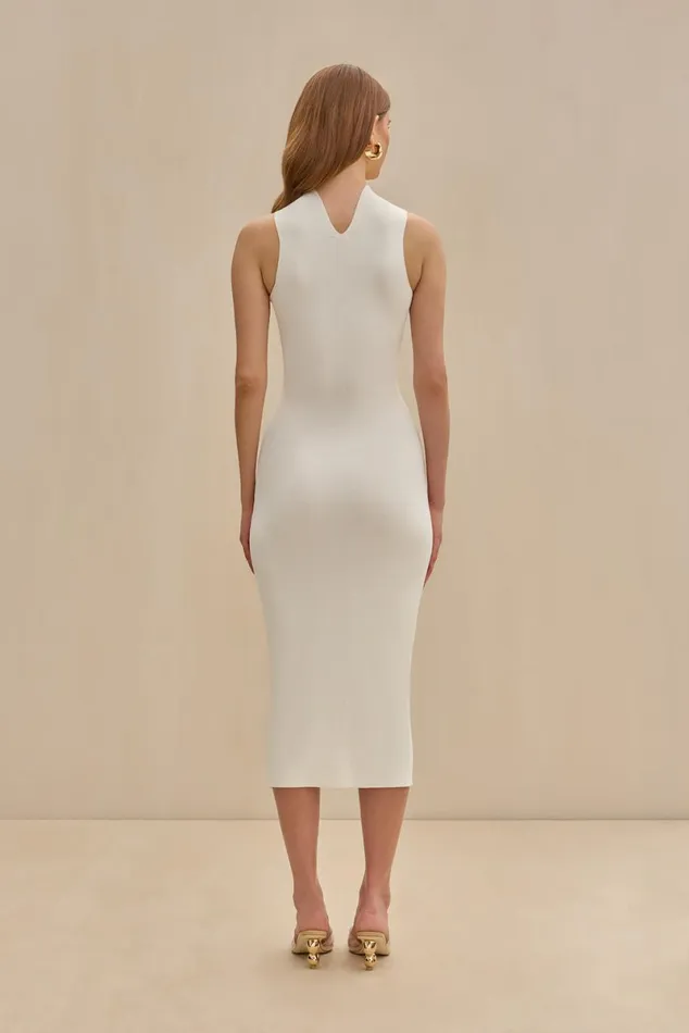 Women Cult Gaia Dresses CRISTOS KNIT DRESS 8211 OFF WHITE Women Cult Gaia Dresses CRISTOS KNIT DRESS 8211 OFF WHITE