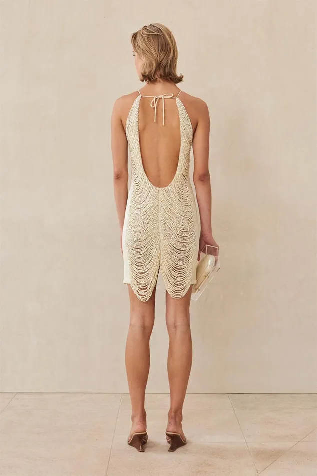 Women Cult Gaia Dresses DOMINA DRESS 8211 OFF WHITE Women Cult Gaia Dresses DOMINA DRESS 8211 OFF WHITE