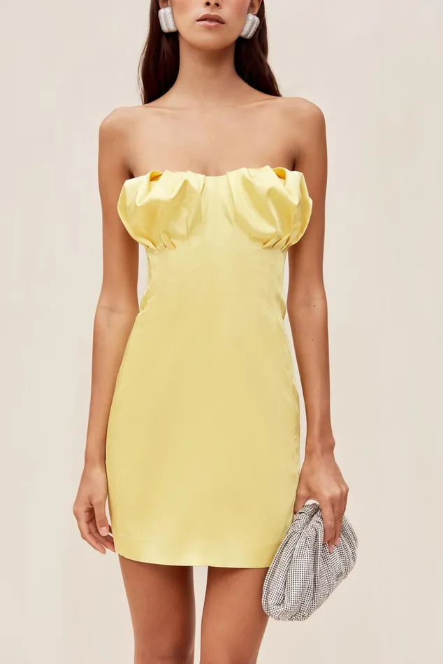 Women Cult Gaia Dresses GIANA DRESS 8211 LEMON SORBET