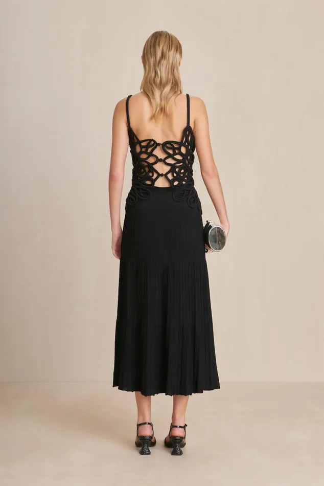 Women Cult Gaia Dresses NALDA KNIT DRESS 8211 BLACK Women Cult Gaia Dresses NALDA KNIT DRESS 8211 BLACK