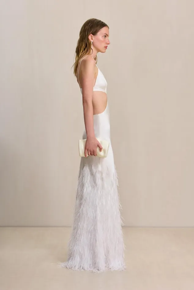 Women Cult Gaia Dresses RAISA GOWN 8211 OFF WHITE Women Cult Gaia Dresses RAISA GOWN 8211 OFF WHITE
