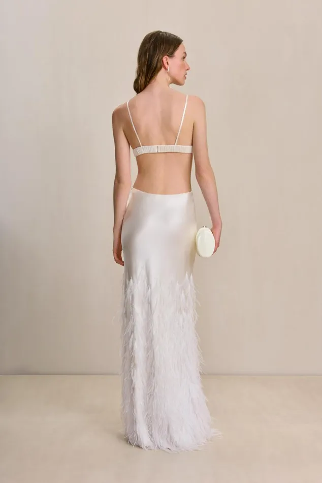 Women Cult Gaia Dresses RAISA GOWN 8211 OFF WHITE Women Cult Gaia Dresses RAISA GOWN 8211 OFF WHITE