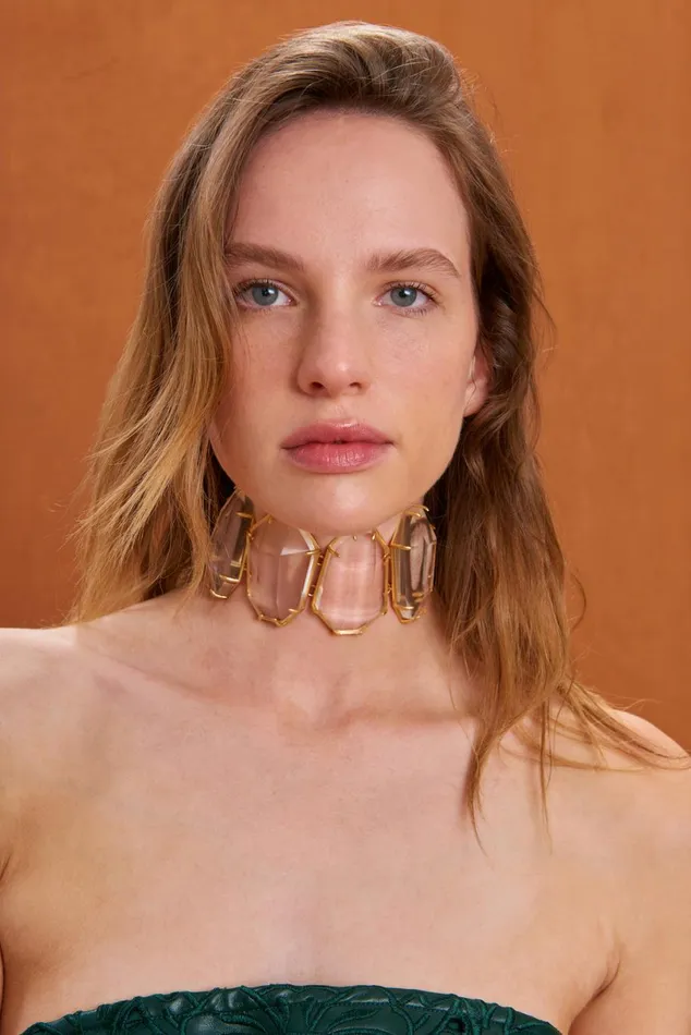Women Cult Gaia Jewelry ELSA CHOKER 8211 CLEAR Women Cult Gaia Jewelry ELSA CHOKER 8211 CLEAR