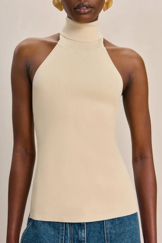 Women Cult Gaia Knits WAKE KNIT TOP 8211 SAND