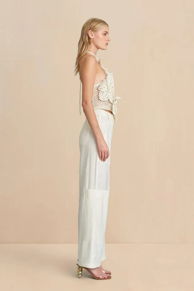 Women Cult Gaia Tops NAZANIN CROCHET TOP 8211 OFF WHITE Women Cult Gaia Tops NAZANIN CROCHET TOP 8211 OFF WHITE