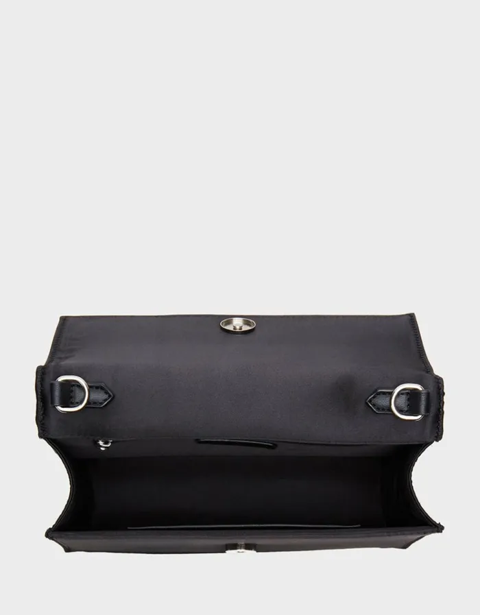 Women CUT OUT SPARKLER BAG BLACK Black Betsey Johnson Women CUT OUT SPARKLER BAG BLACK Black Betsey Johnson