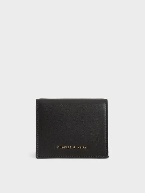 Women Daisy BiFold Small Wallet 8211 Black CHARLES and KEITH Small Wallets